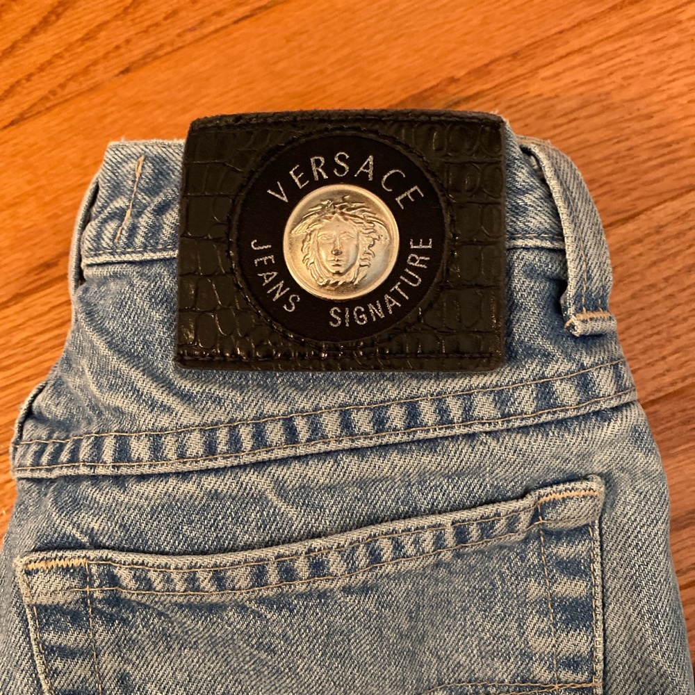 Vintage high waisted Versace jeans